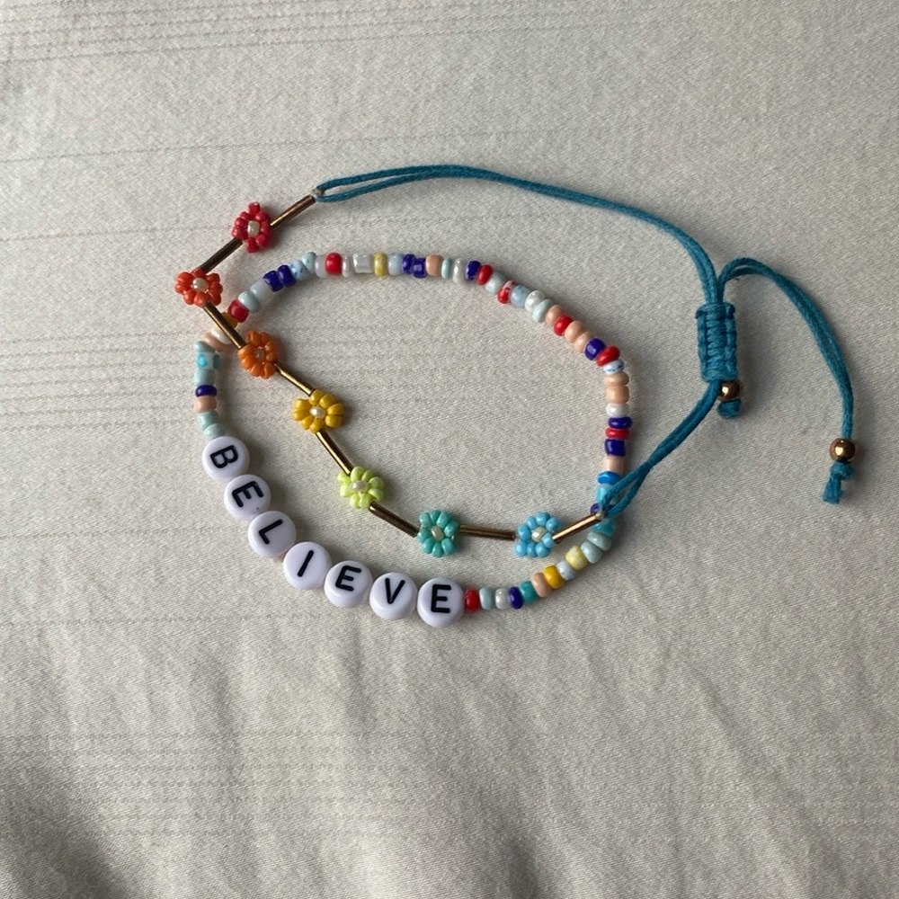 2 colorful bracelets